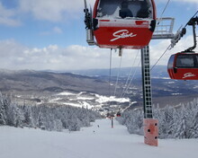 Gondola up to the top of Vermont