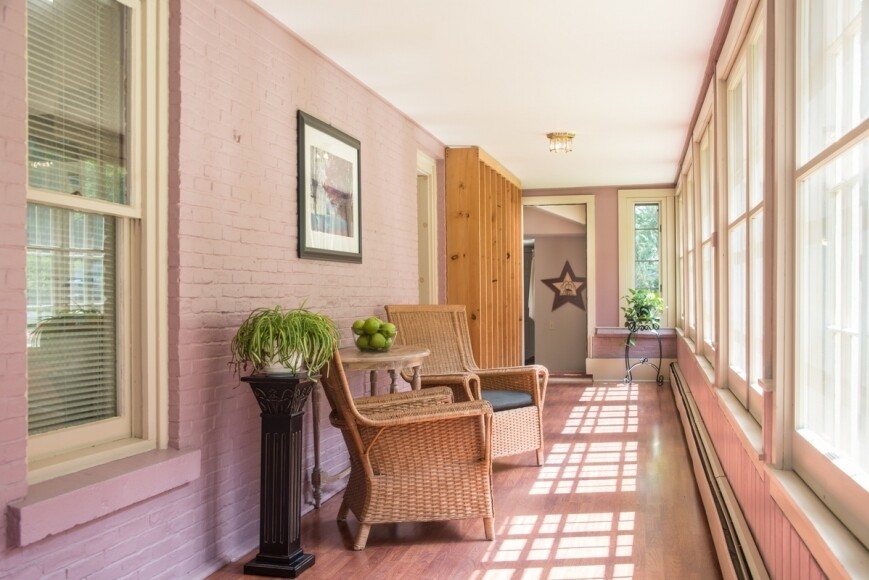 sunroom with natural light