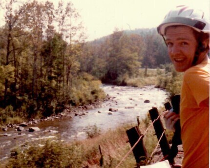 george looking at the camera in stowe vermont