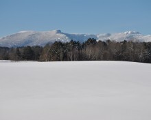 mount mansfield snow covered